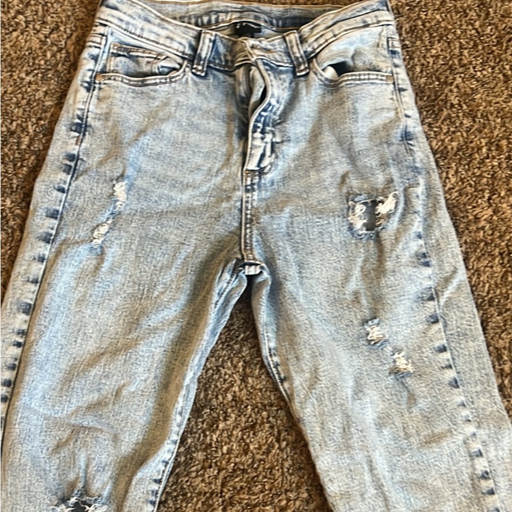 Girls size 11/12 Art class distressed jeans